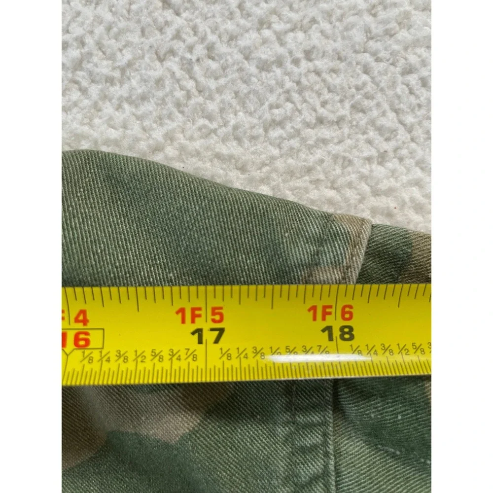 Military Mens Combat Coat Medium Regular Green Woodland Camouflage Field Jacket - Picture 15 of 16